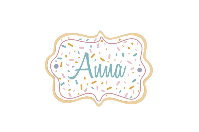 Name Plaque Cookie Cutter