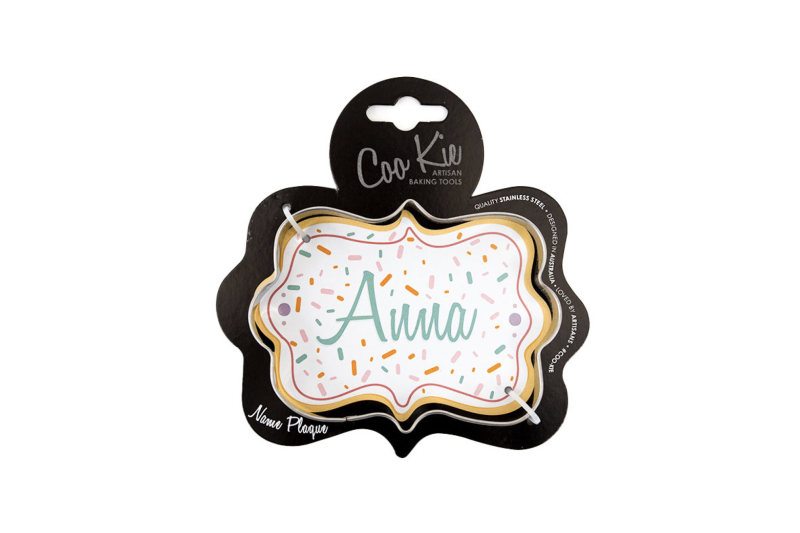 Name Plaque Cookie Cutter