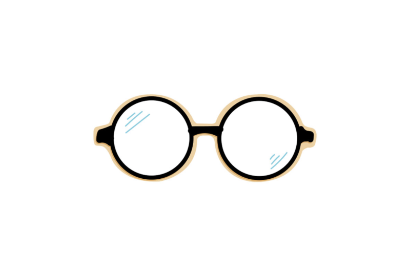 Wizard Glasses Cookie Cutter