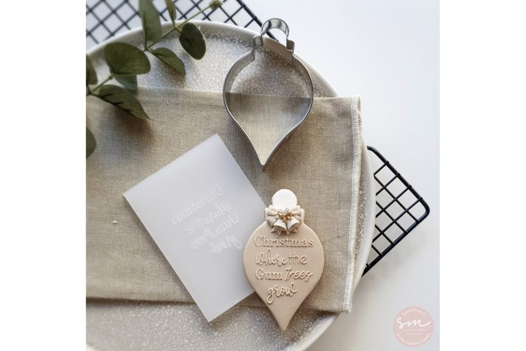 Christmas Where The Gum Trees Grow Cookie Stamp by Sarah Maddison