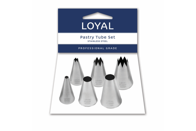 Loyal Open Star and Round Tip Set of 6