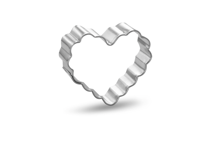 Mini Fluted Heart Cookie Cutter