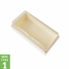 Wood Cookie Box 6.5in x 3.25in x 2.25in