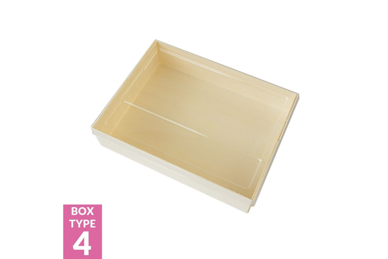 Wood Cookie Box 6.5in x 4.75in x 1.5in