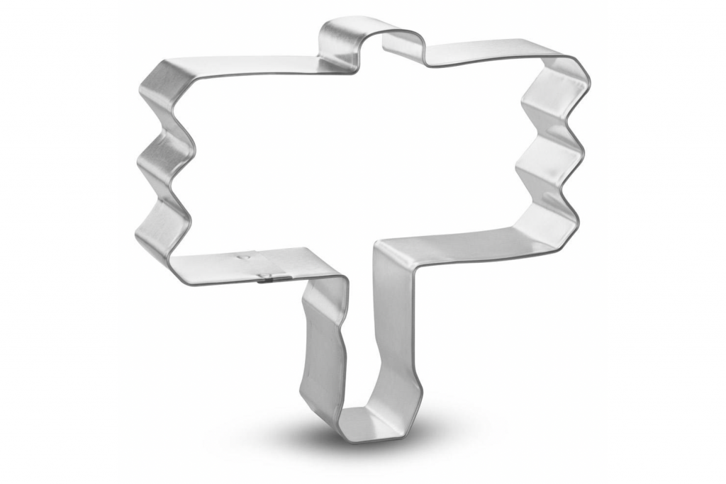 Wooden Sign Cookie Cutter Miss Biscuit