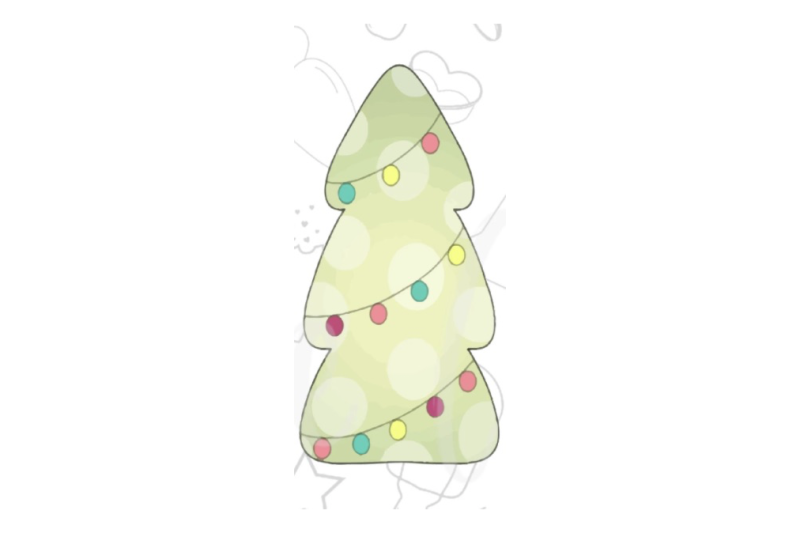Christmas Tree JH Cookie Co Cutter Stick