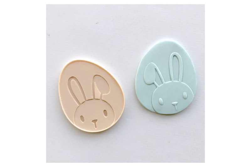 Mini Easter Egg Embosser and Cookie Cutter Set - Little Biskut - Image 2