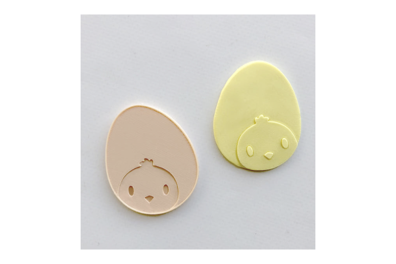 Mini Easter Egg Embosser and Cookie Cutter Set - Little Biskut - Image 3
