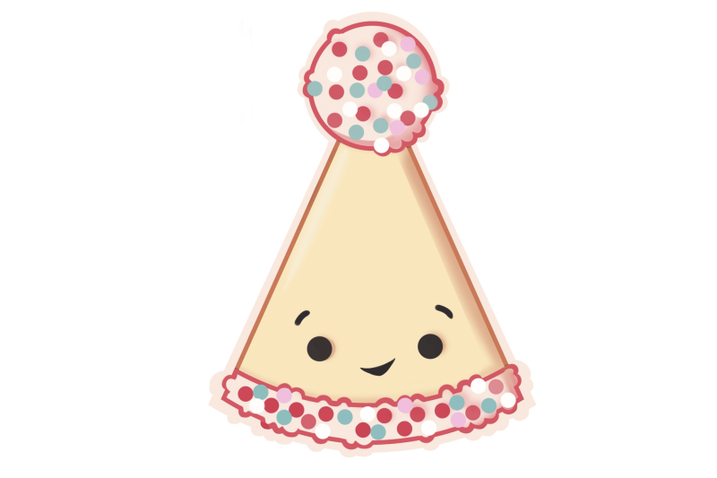 Miss Biscuit Party Hat Cookie Cutter - Image 2