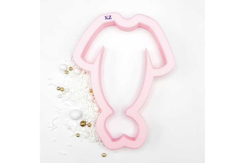 Knotted Gown Cookie Cutter by Killer Zebras