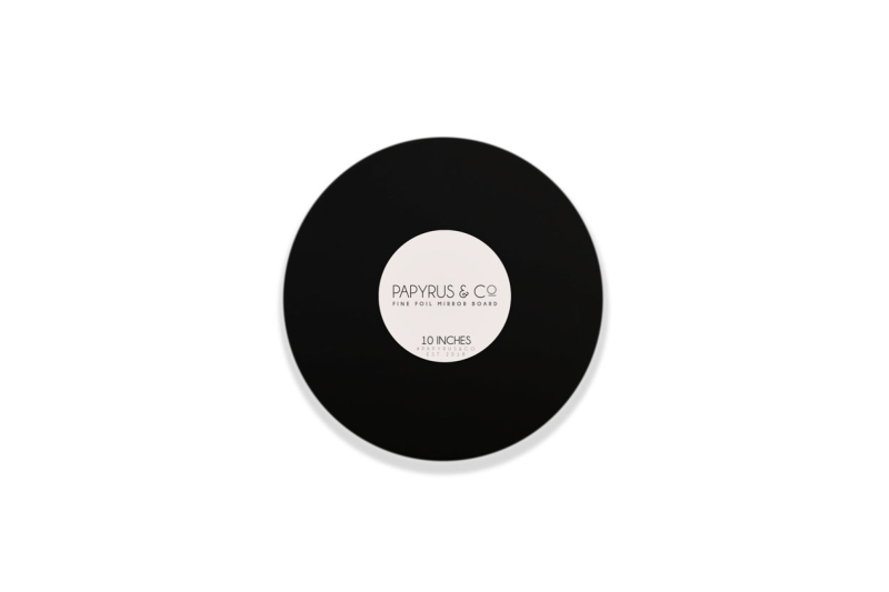 Matte Finish Black Round 10 inch Masonite Cake Board