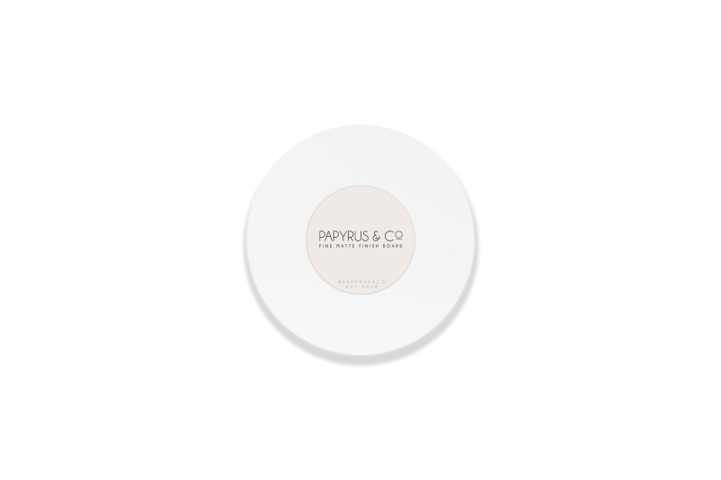 Matte Finish White Round 8 inch Masonite Cake Board