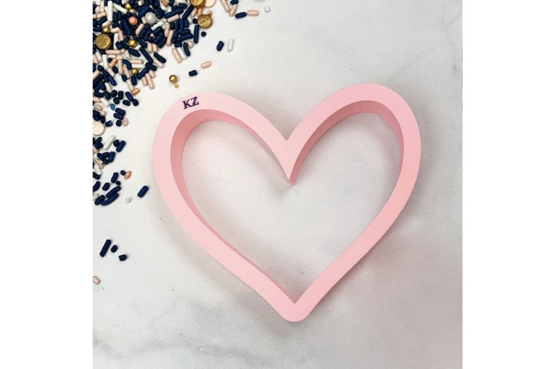 The Bella Heart Cookie Cutter by Killer Zebras