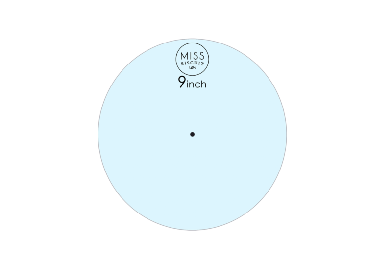 Acrylic Ganache Lid - 9 inch