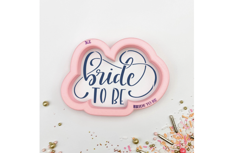 Bride to Be Cutter with Stencil by Killer Zebras