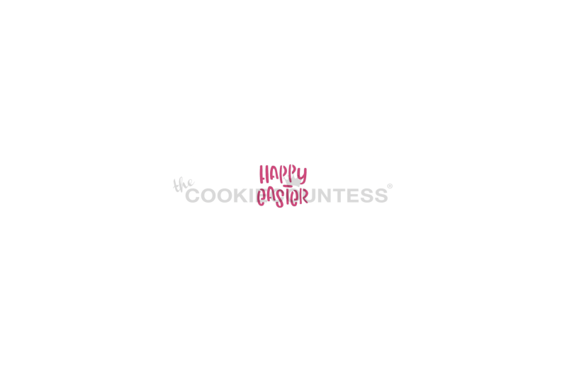 Cookie Countess 461 - Mini Happy Easter Stencil