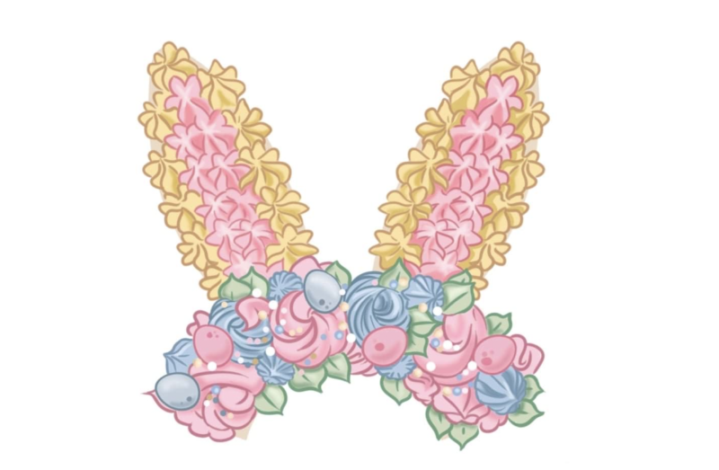 Easter Flower Crown Cookie Cake Cutter