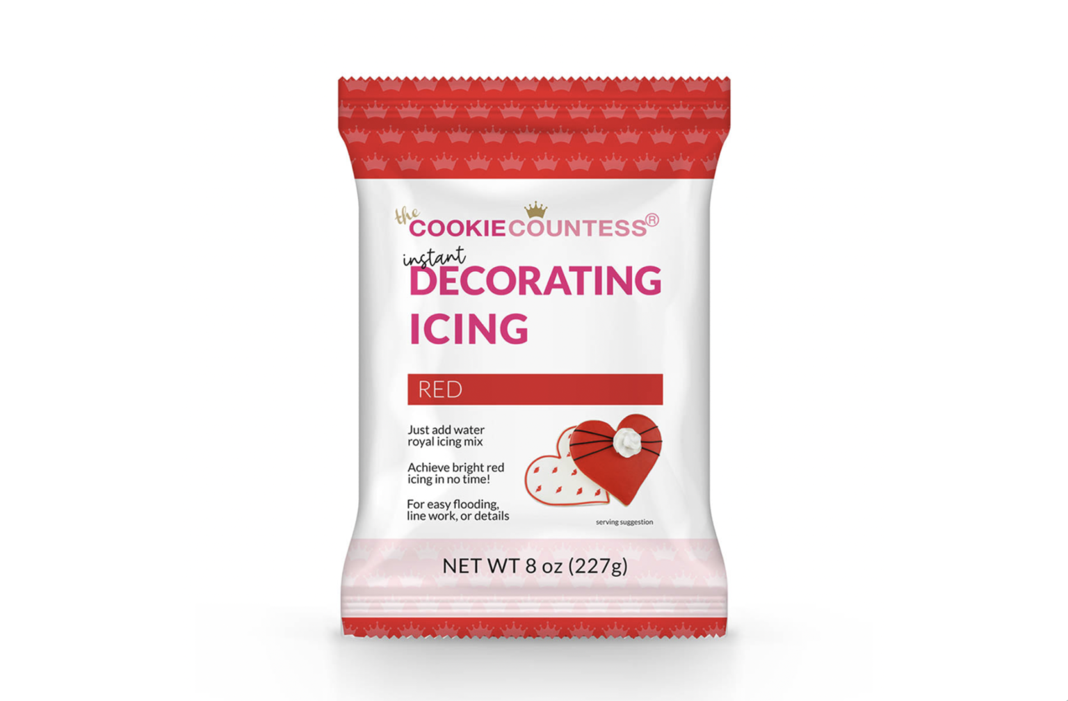 Cookie Countess Royal Icing Mix Red Miss Biscuit