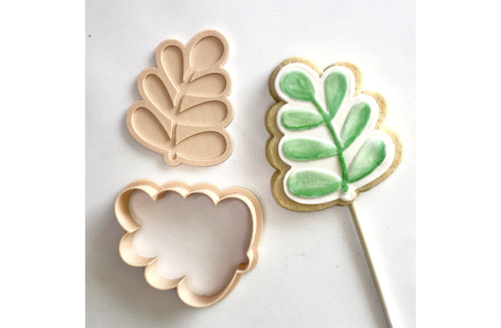 Leaf Embosser and Cookie Cutter Little Biskut Miss Biscuit