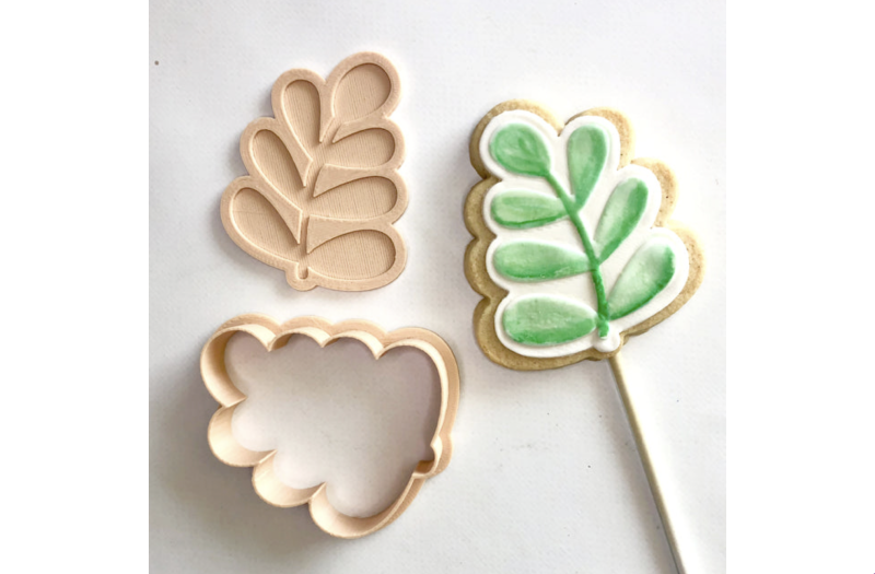 Leaf Embosser and Cookie Cutter - Little Biskut