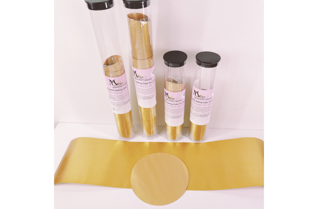 More Liners 12" Reusable Round Cake Tin Liner Miss Biscuit