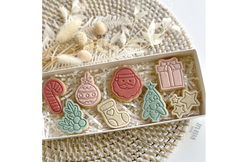 Christmas Advent Calendar Embosser and Cutter Set - Little Biskut