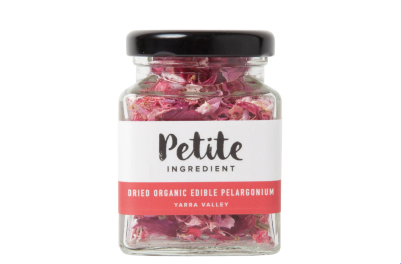 Dried Organic Edible Pelargonium Pink by Petite Ingredient - Image 2