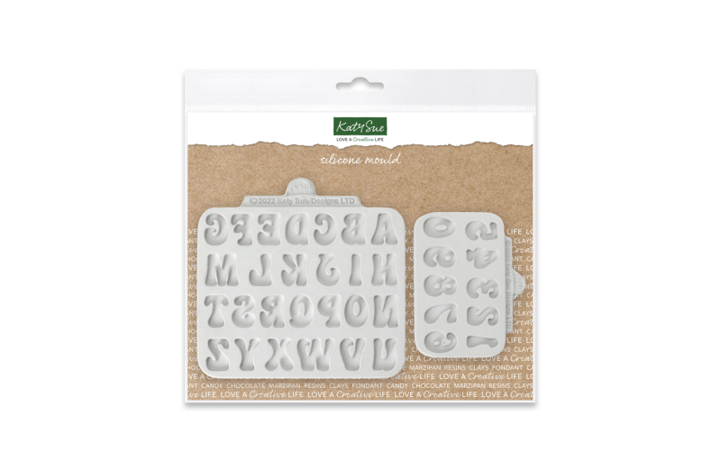 Fun Font Silicone Mould by Katy Sue