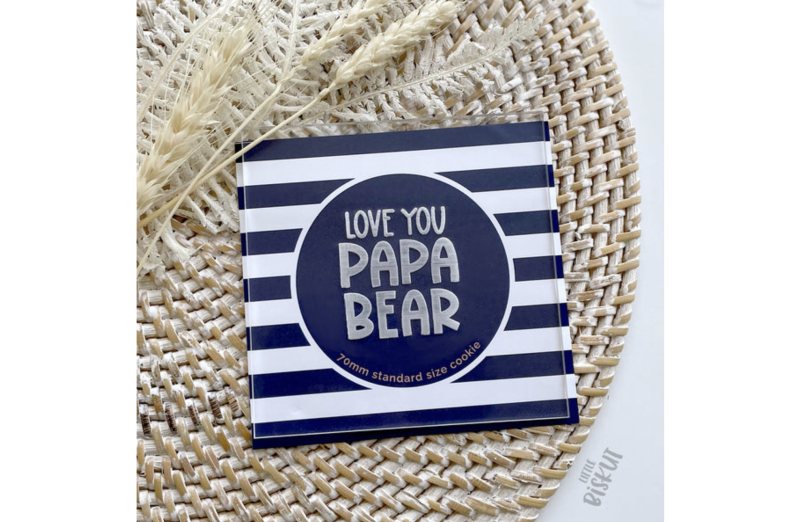 Love You Papa Bear Debosser - Little Biskut - Image 2