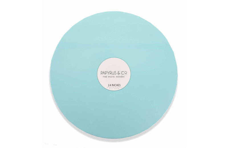 Pastel Blue Masonite 14in Round Cake Board