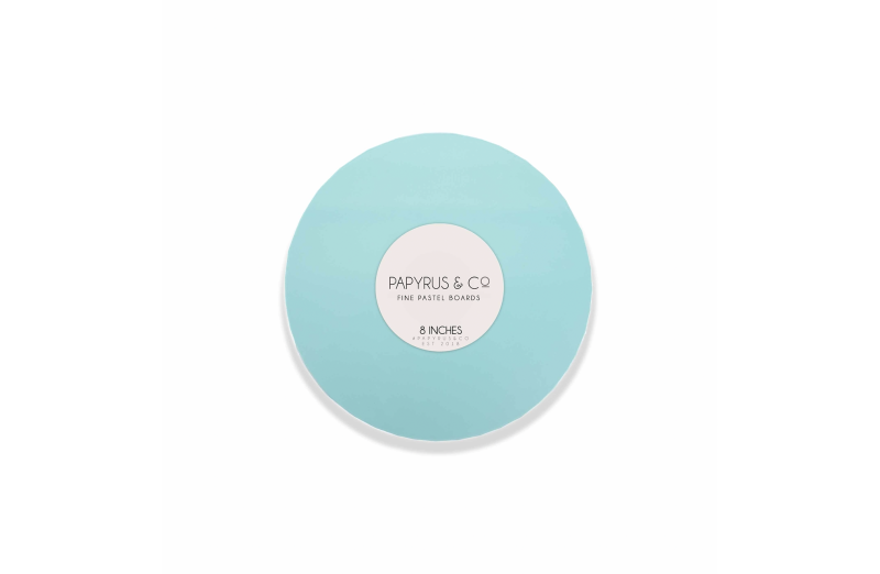 Pastel Blue Masonite 8in Round Cake Board