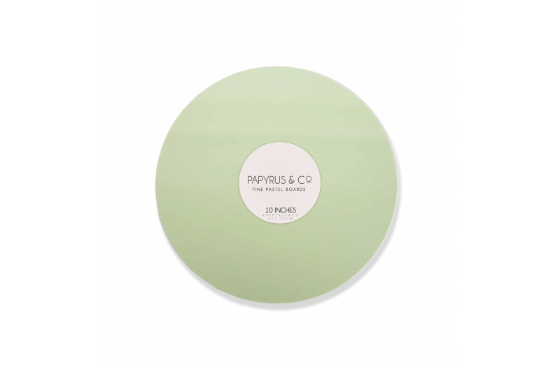 Pastel Green Masonite 10in Round Cake Board