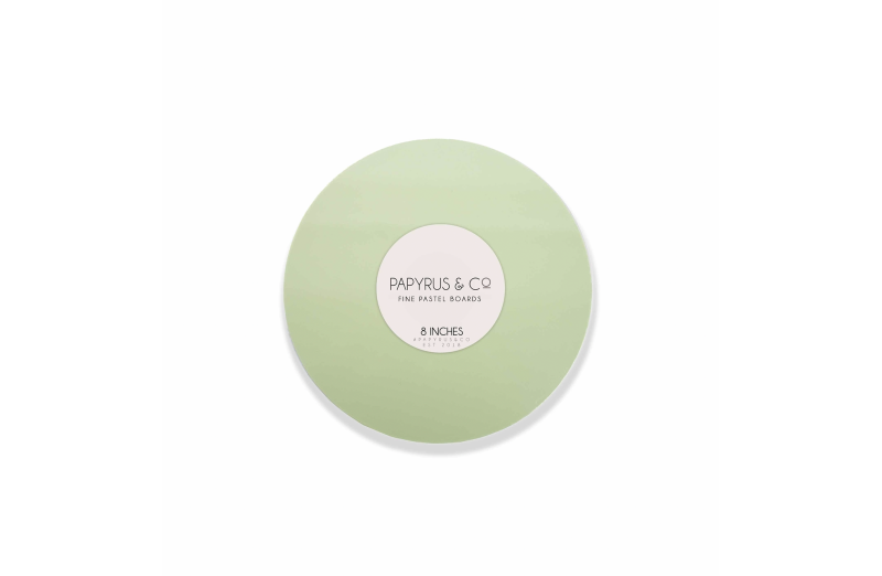 Pastel Green Masonite 8in Round Cake Board