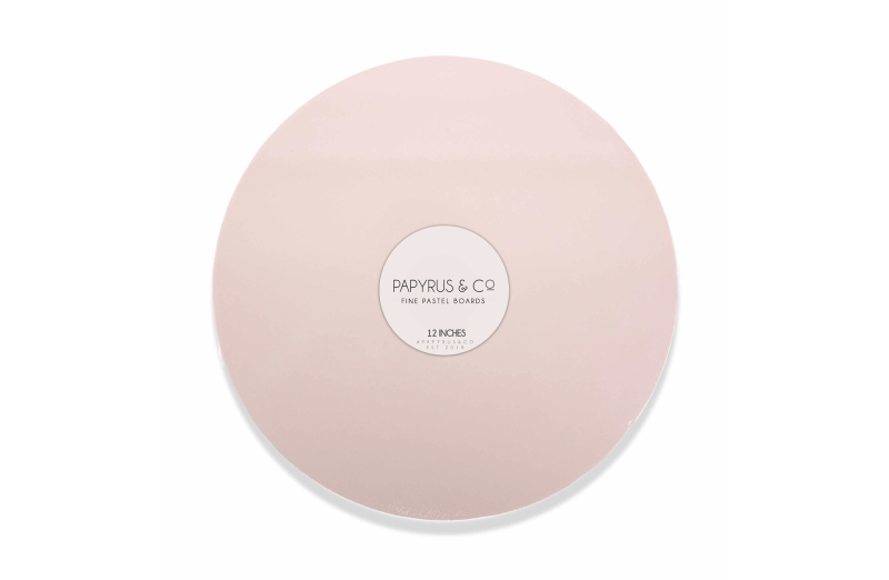 Pastel Pink Masonite 12in Round Cake Board