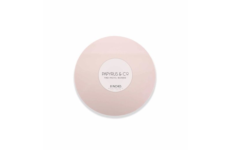 Pastel Pink Masonite 8in Round Cake Board