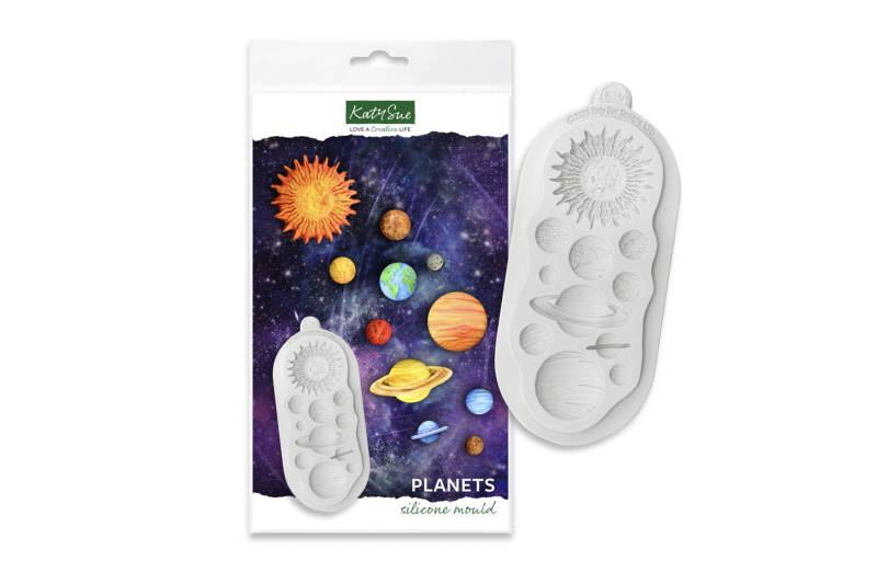 Planets Silicone Mould by Katy Sue