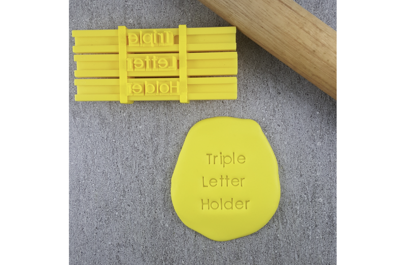 Triple Letter Bar Holder