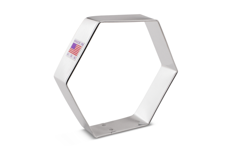 Ann Clark Hexagon 3.75in Cookie Cutter