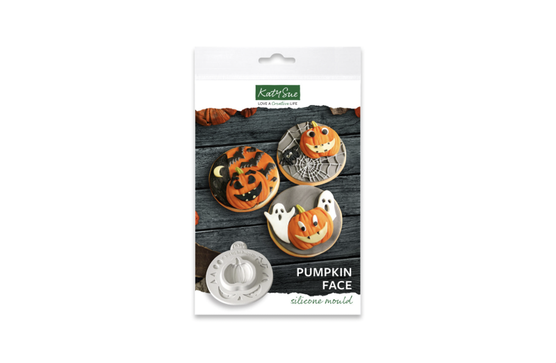Pumpkin Face Silicone Mould by Katy Sue