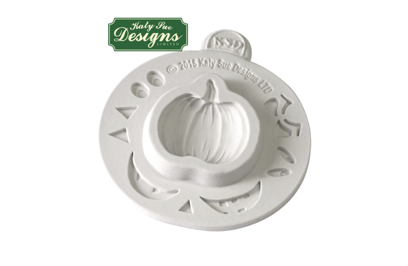 Pumpkin Face Silicone Mould by Katy Sue - Image 2