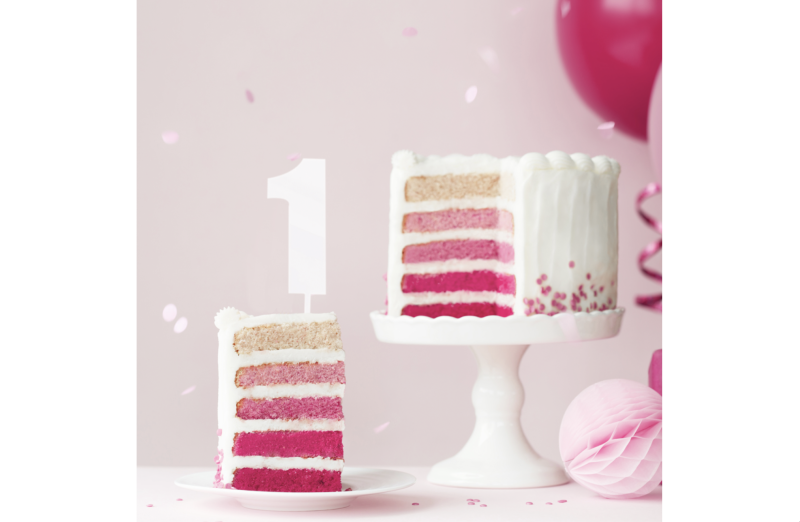 Mega Number Cake Topper - White (Numbers 0-9) - Image 3