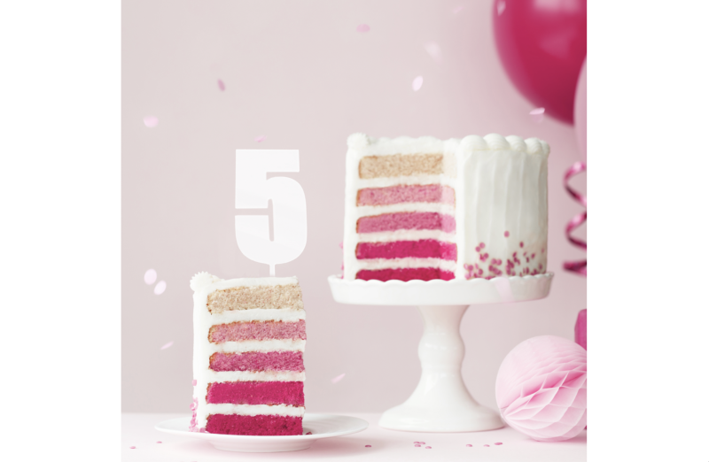 Mega Number Cake Topper - White (Numbers 0-9) - Image 7