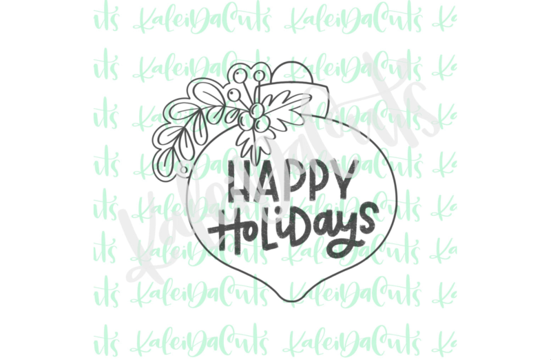 Floral Ornament Standard Cookie Cutter by Kaleidacuts