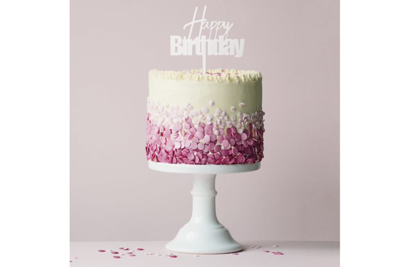 Fun Happy Birthday Cake Topper - Image 2