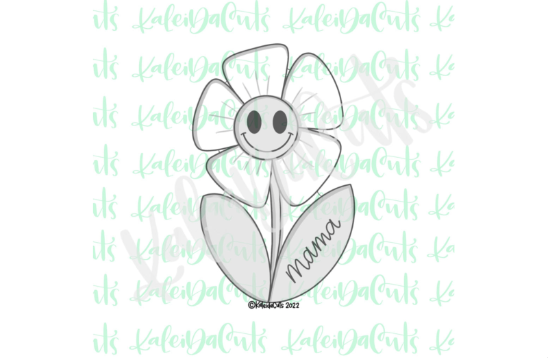 Groovy Daisy Small Cookie Cutter by Kaleidacuts