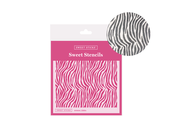 Animal Zebra Stencil by Sweet Sticks