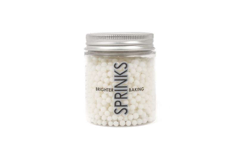 Sprinks Cachous Matte White 4mm (65g)