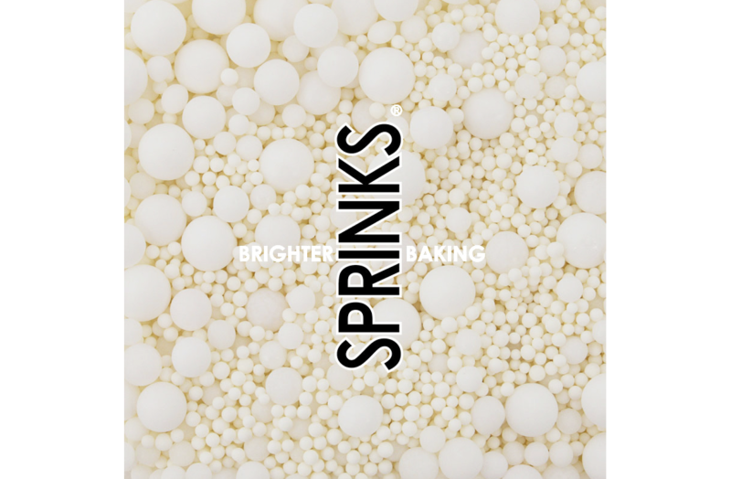 Sprinks Bubble Bubble White Sprinkles (500g)