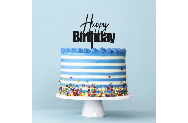 Fun Happy Birthday Cake Topper - Image 4