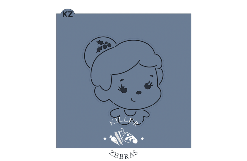 Mrs. Claus 2021 Cutter with Stencil by Killer Zebras - Image 3